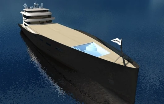 The WallyIsland 325-foot gigayacht