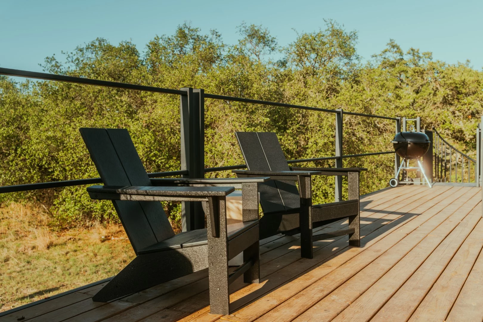 The Porter's rooftop terrace area includes seating and a barbecue