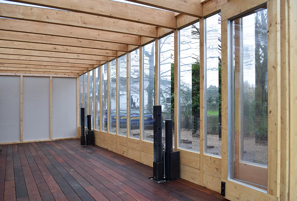 The structure measures 29 sq m (312 sq ft)