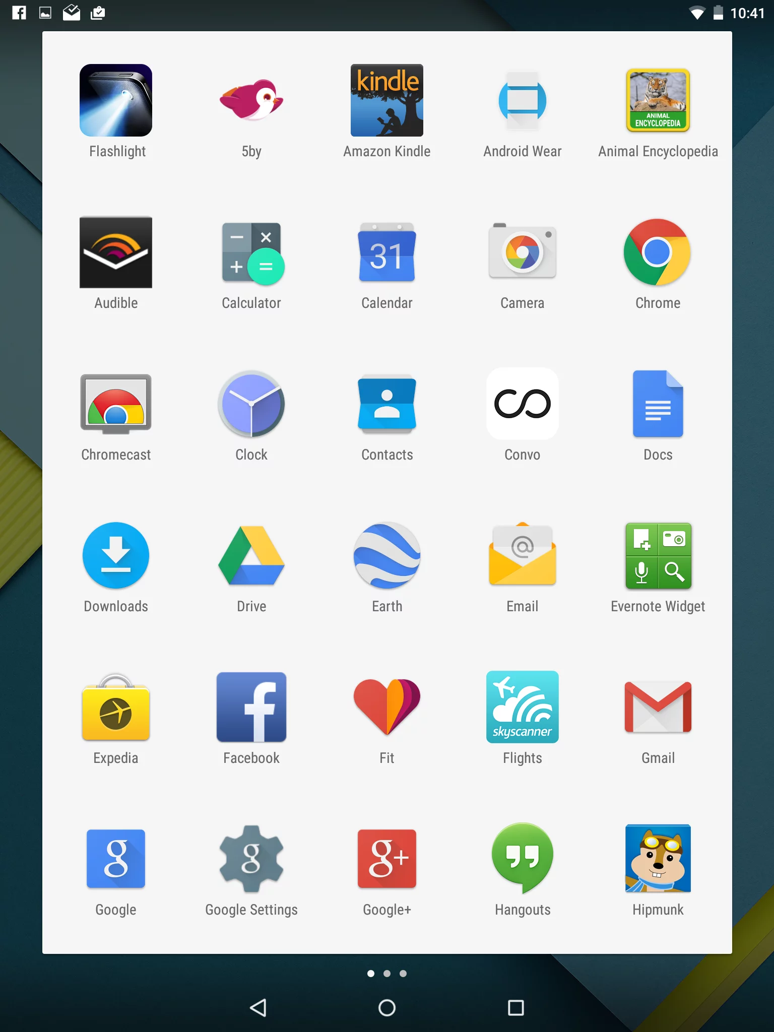 The new app drawer