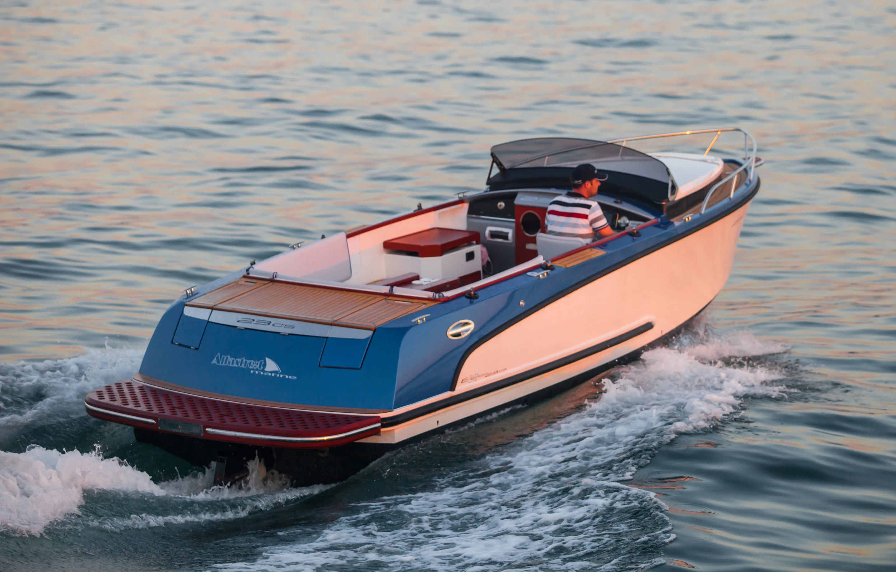 The built-to-order 23cs can be equipped with one of numerous engine options