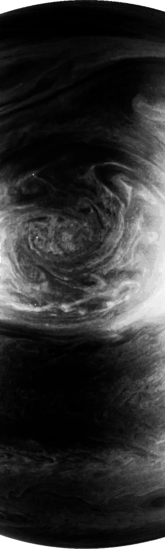 A B&W look at the great red spot