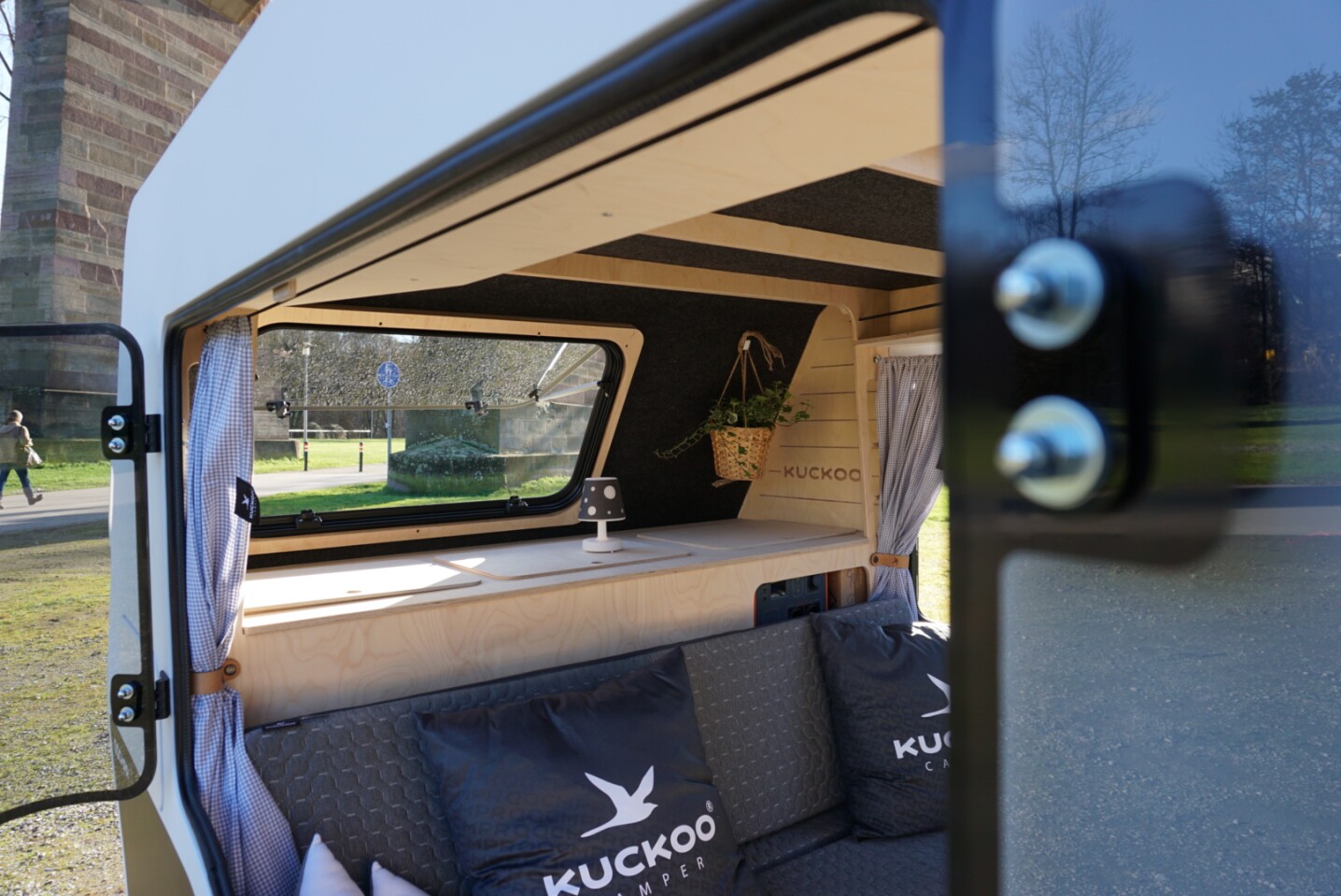 The Emma's wide rear windshield adds to the panorama