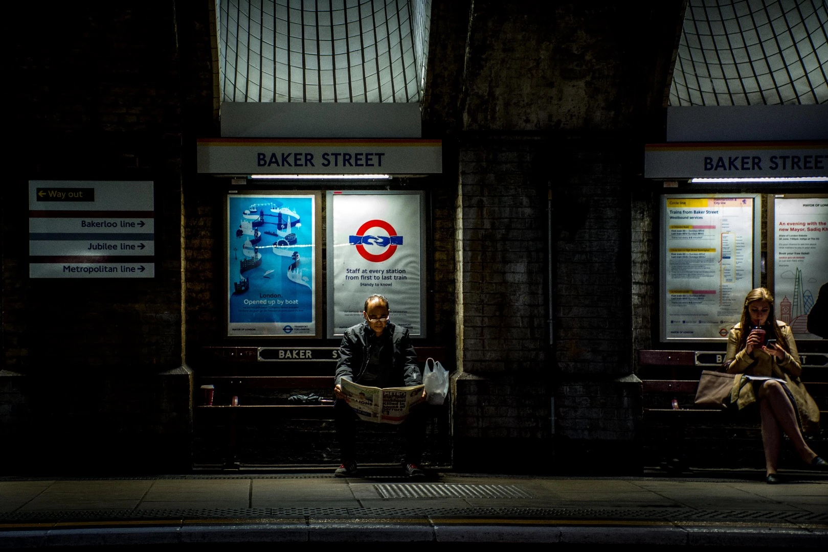Runner Up for 21:00 Hour. Paul Wilkinson “COMMUTERS”, taken London, UK