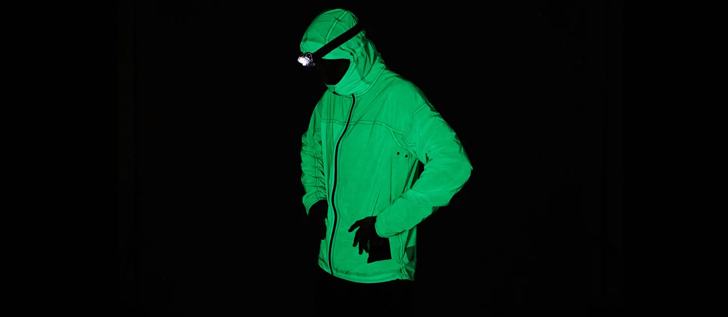 The jacket can be "charged" using a simple torch