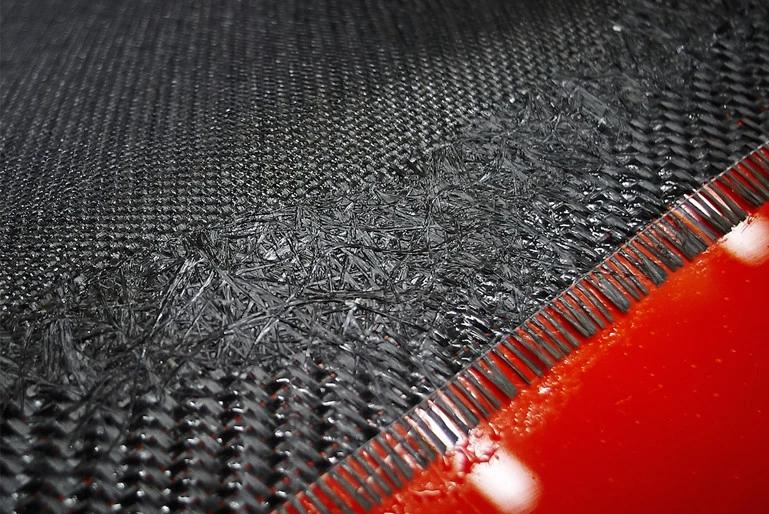The ORNL Shelby Cobra carbon fiber detail