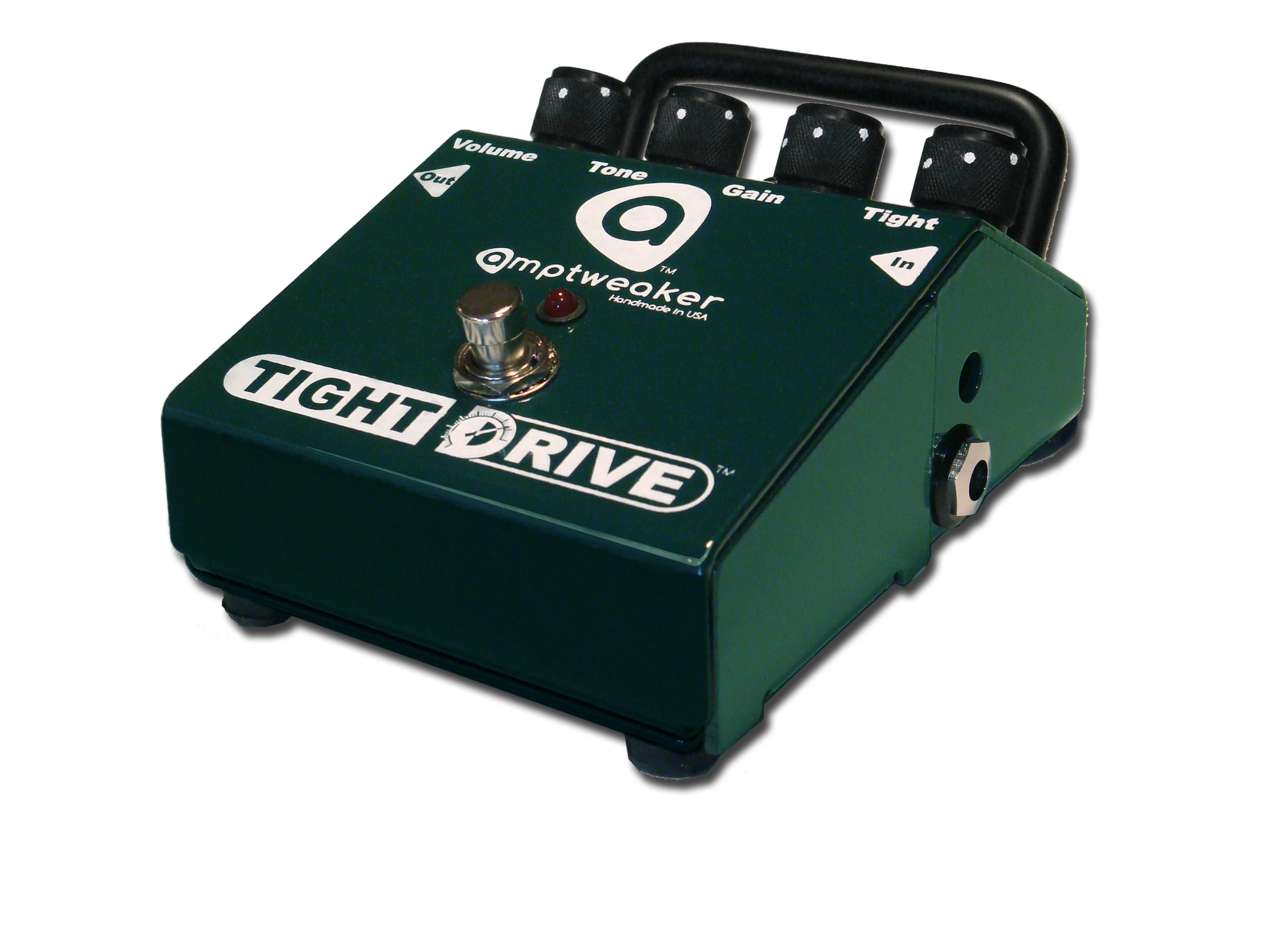 Although the pedal can add a moderately distorted sound to an otherwise clean amp, attaching it to a lead amp takes the amp's attack "over the top so it's much heavier sounding"