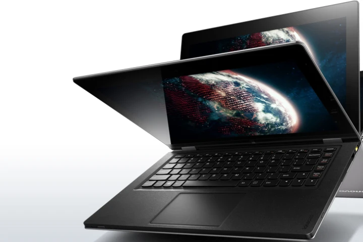 The Lenovo IdeaPad YOGA 13-inch, 360 degree flip and fold Ultrabook