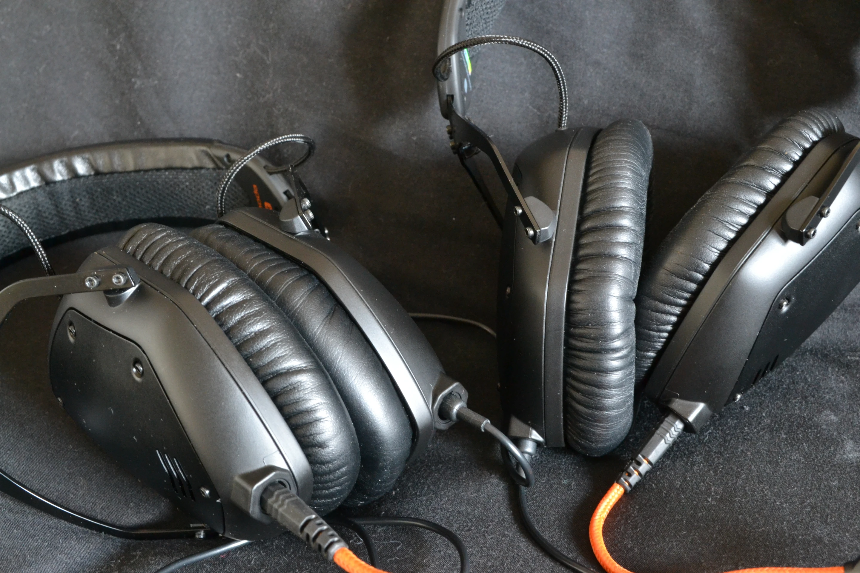 Two music sources can be fed into the headphones, or you can daisy-chain with fellow users