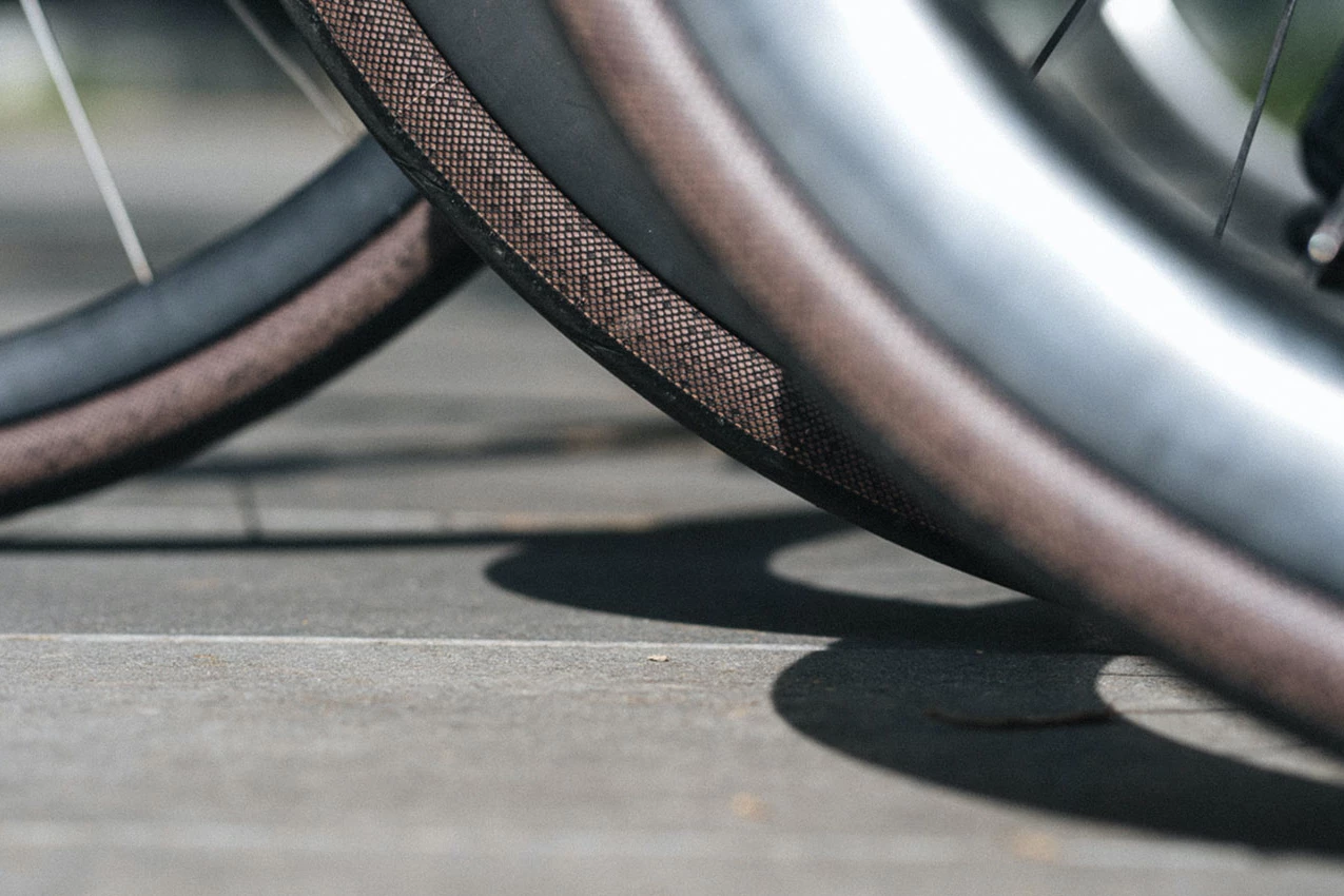 The limited-edition Gridskin version of Hutchinson's Fusion 5 Performance road tire