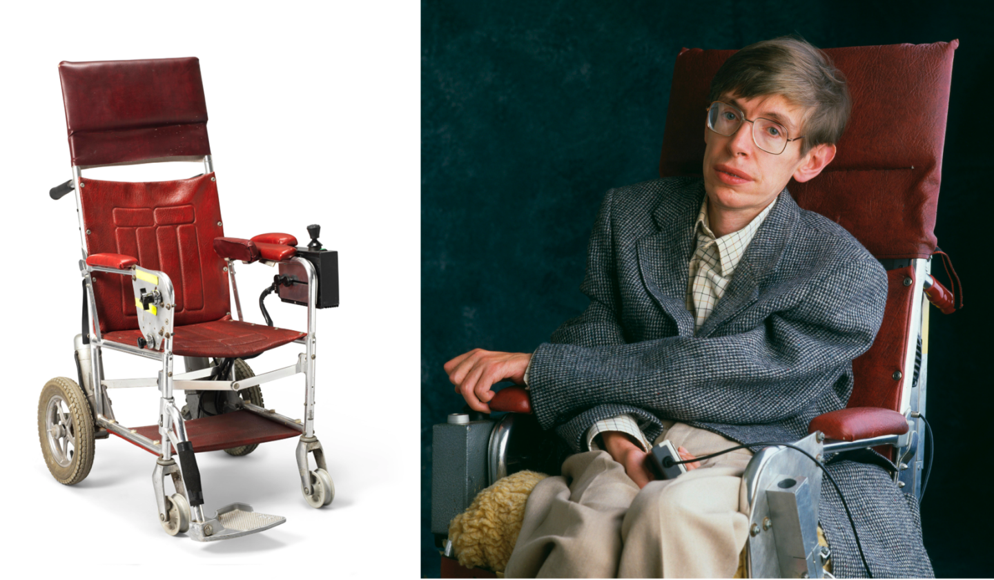 $389,113 | Stephen Hawking's motorised wheelchair | Auction House: Christie's | Sale price: £296,750 | Official Estimate: £10,000 to £15,000 | Date of sale: November 8, 2018