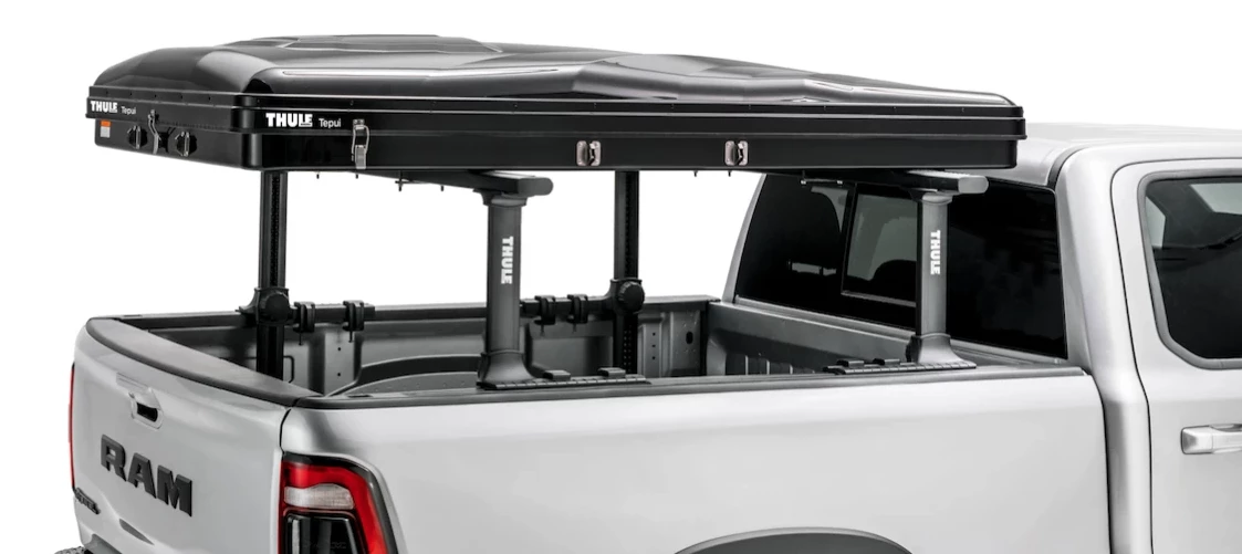 Thule Tepui HyBox Wedge packed up and ready to ride