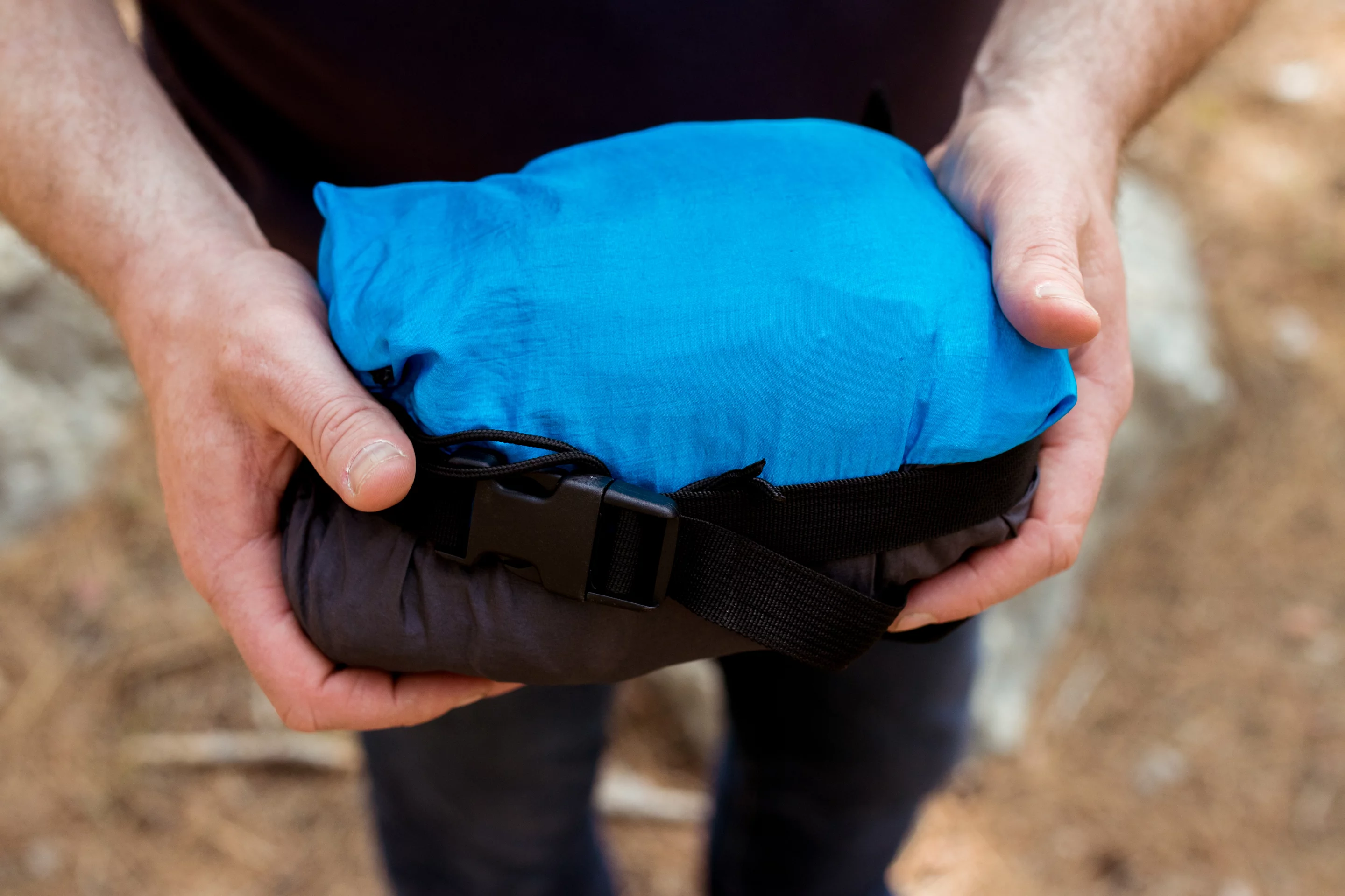 Packing the Koala hammock down