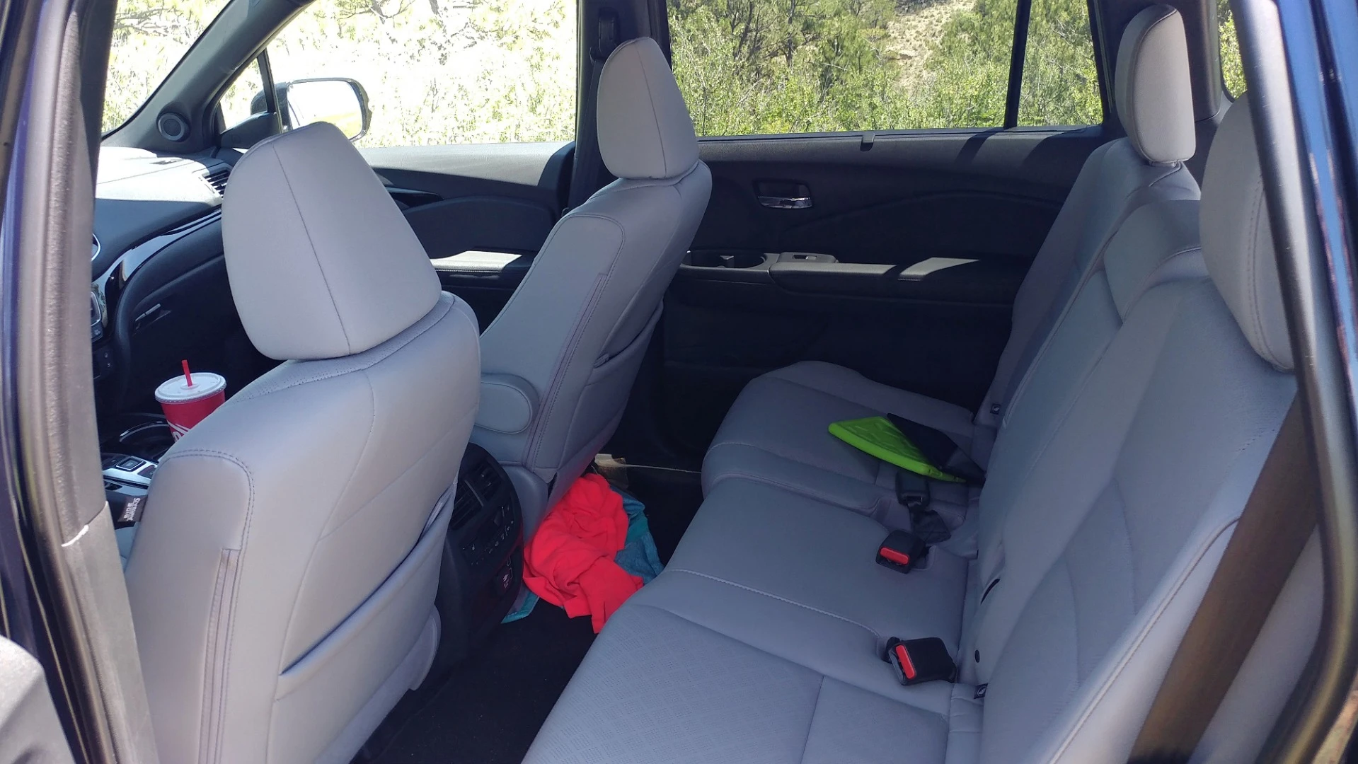 The Passport has more second row space than does either of its crossover siblings
