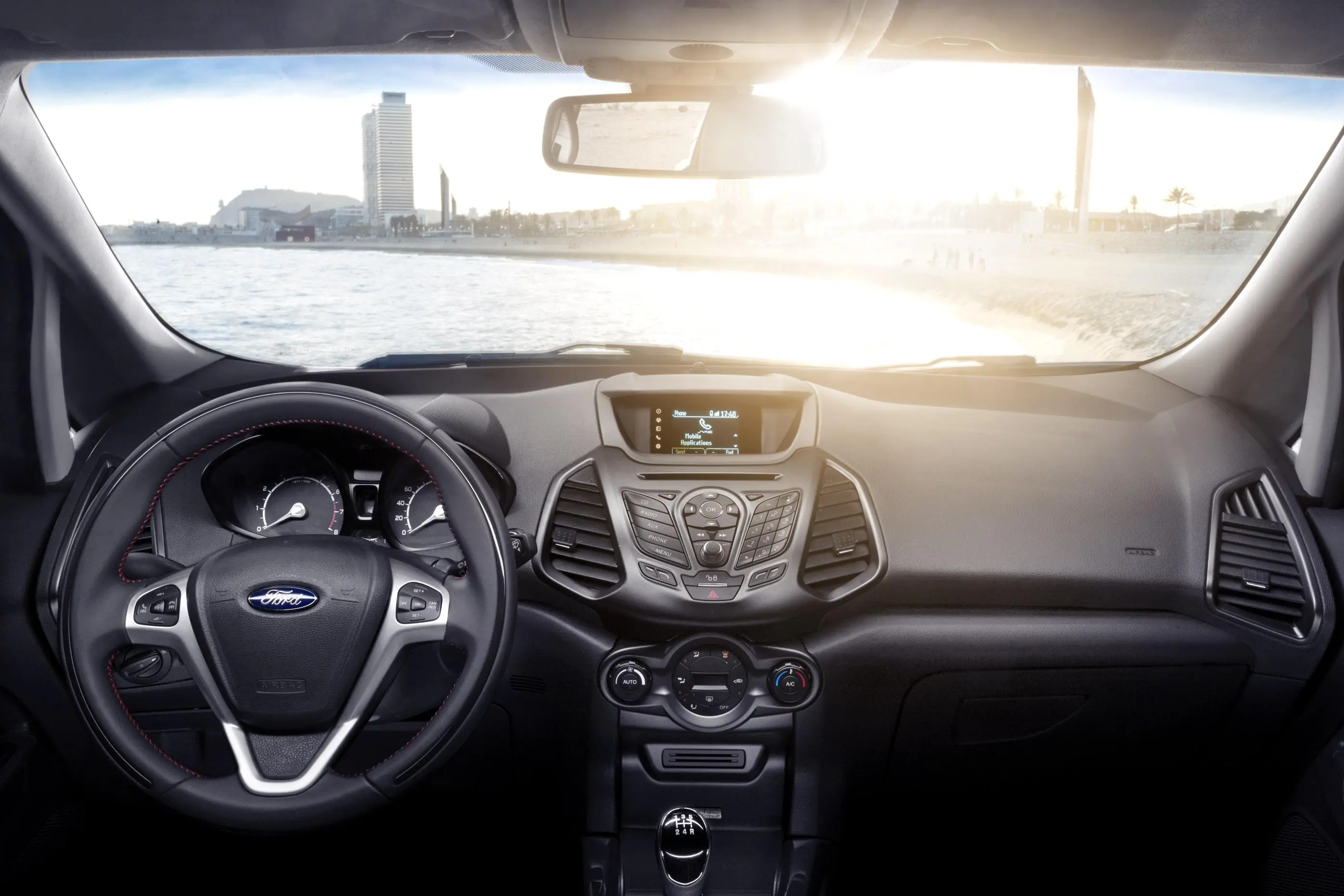 A highlighted feature of the Ecosport is its SYNC infotainment system with AppLink