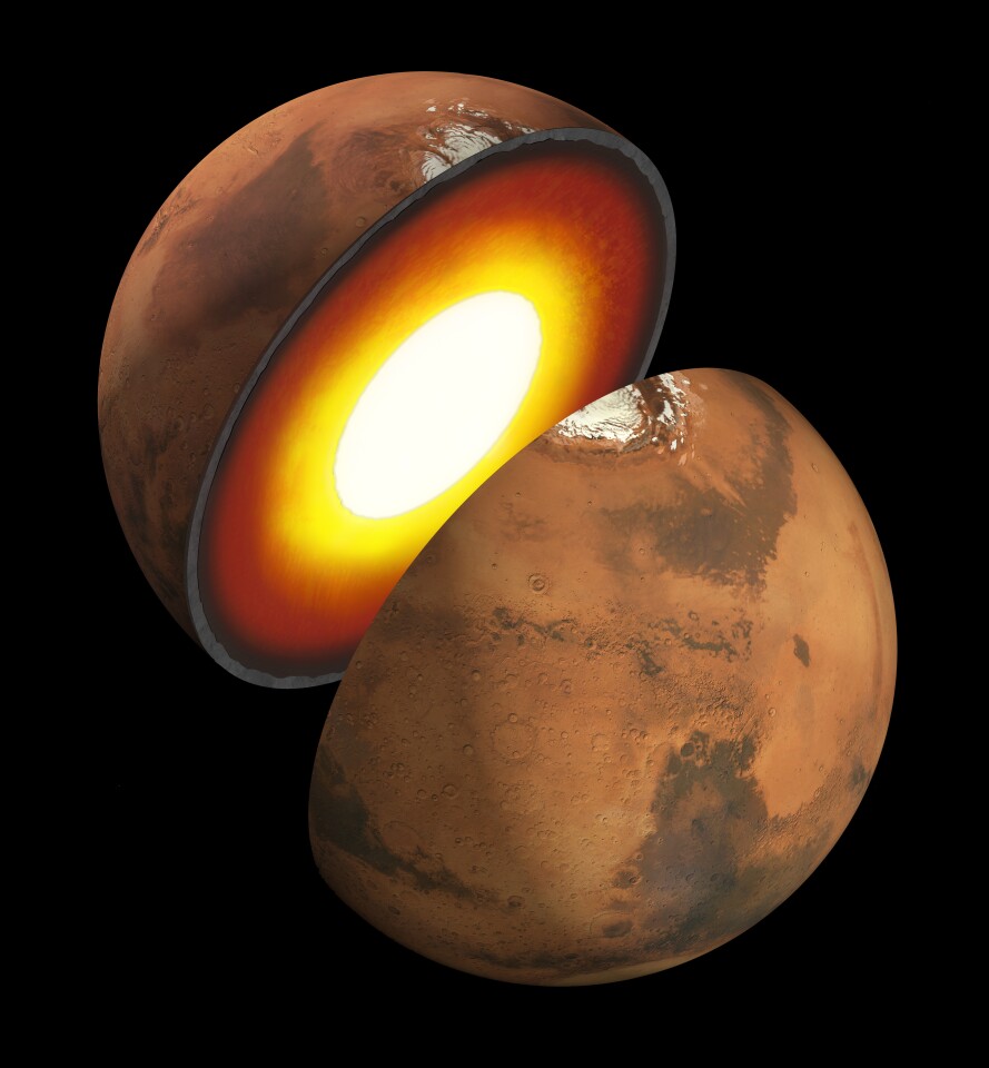 Mar's interior (image: JPL/NASA)