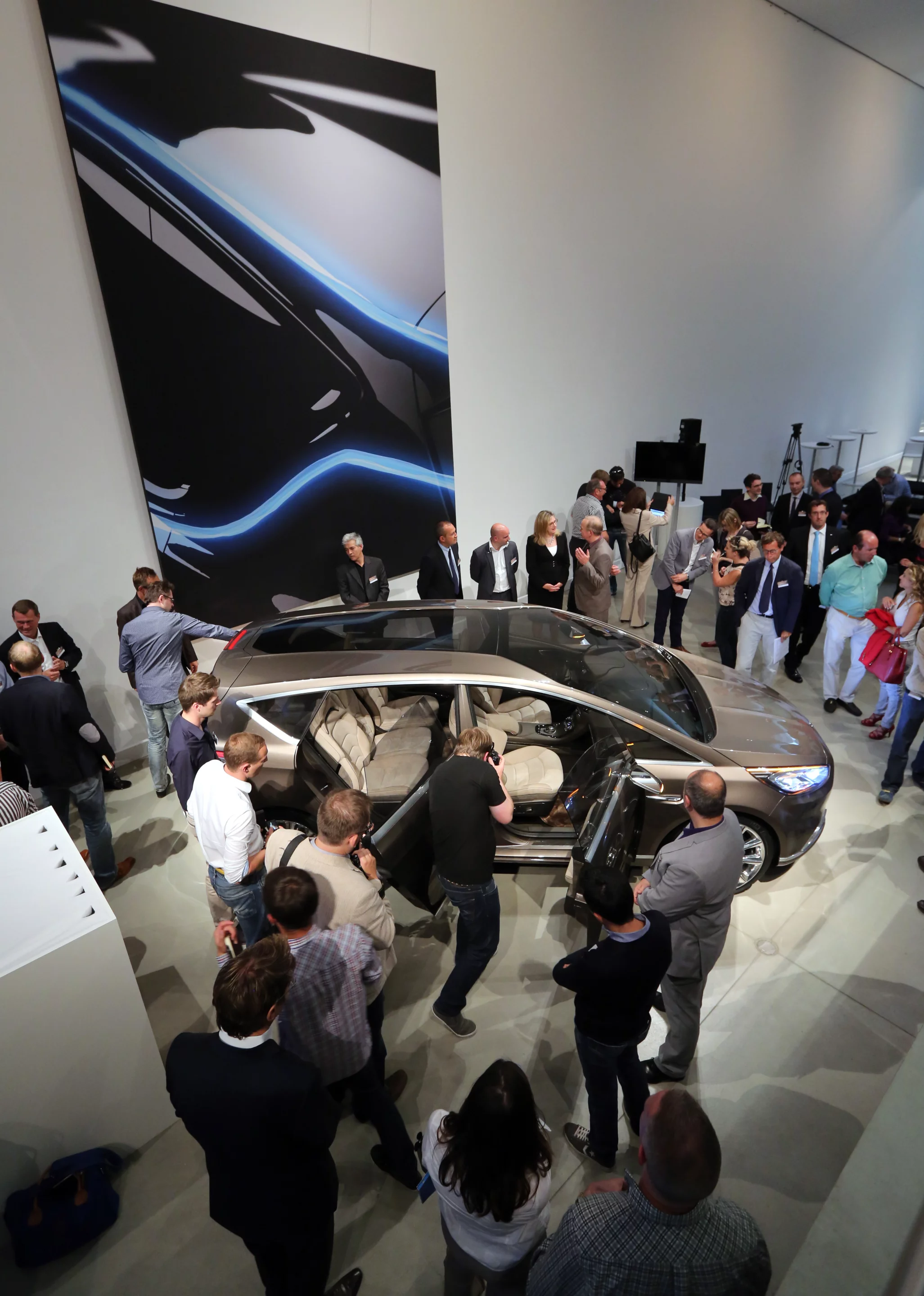 The Ford S-Max Concept unveiling to the media