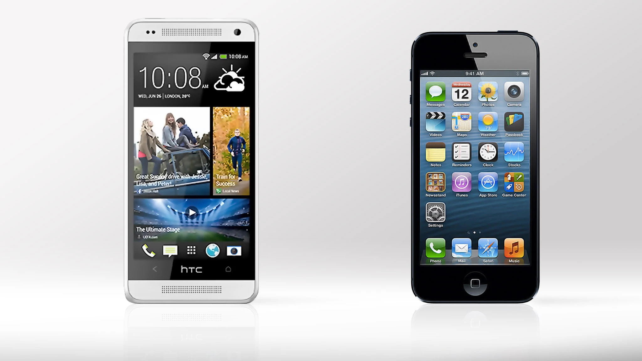Gizmag compares the specs (and other features) of Apple's iPhone 5, and HTC's new mini-me version of the HTC One