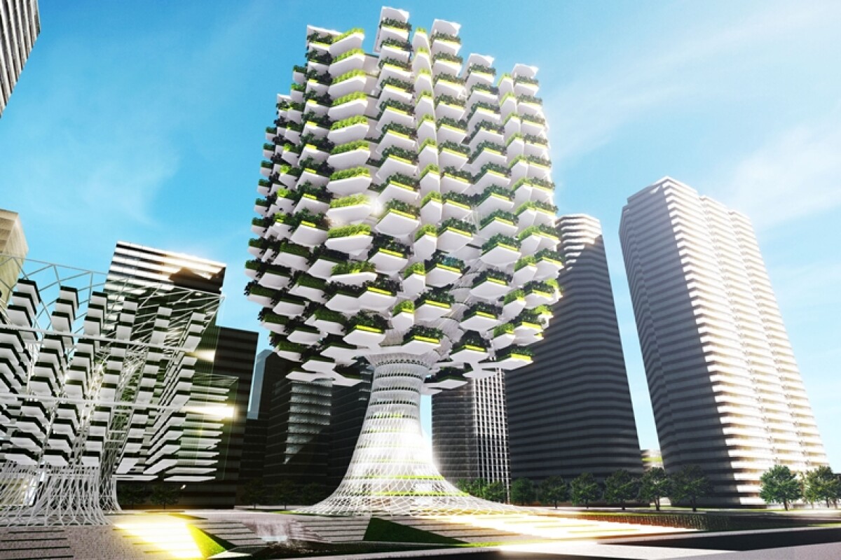 Aprilli Design Studio has created a concept for an Urban Skyfarm