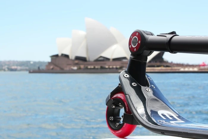 The EVO's wheels also feature incorporated mudguards
