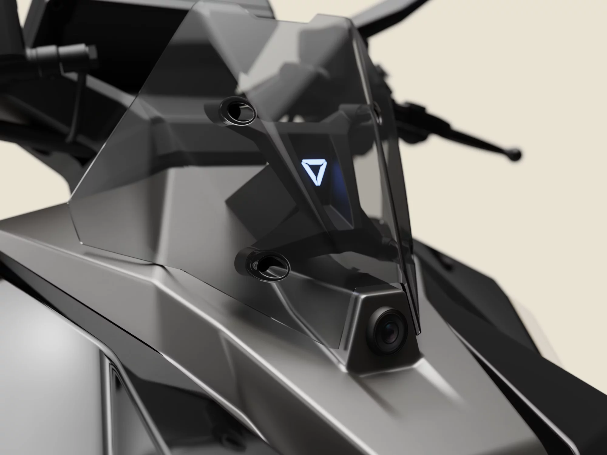 Tesseract becomes the first in the segment to have a dashcam, integrated radar, and "Omnisense mirrors"