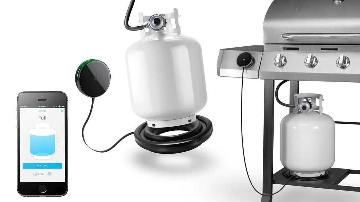 ReFuel smart propane tank gauge to ensure you're cooking with gas