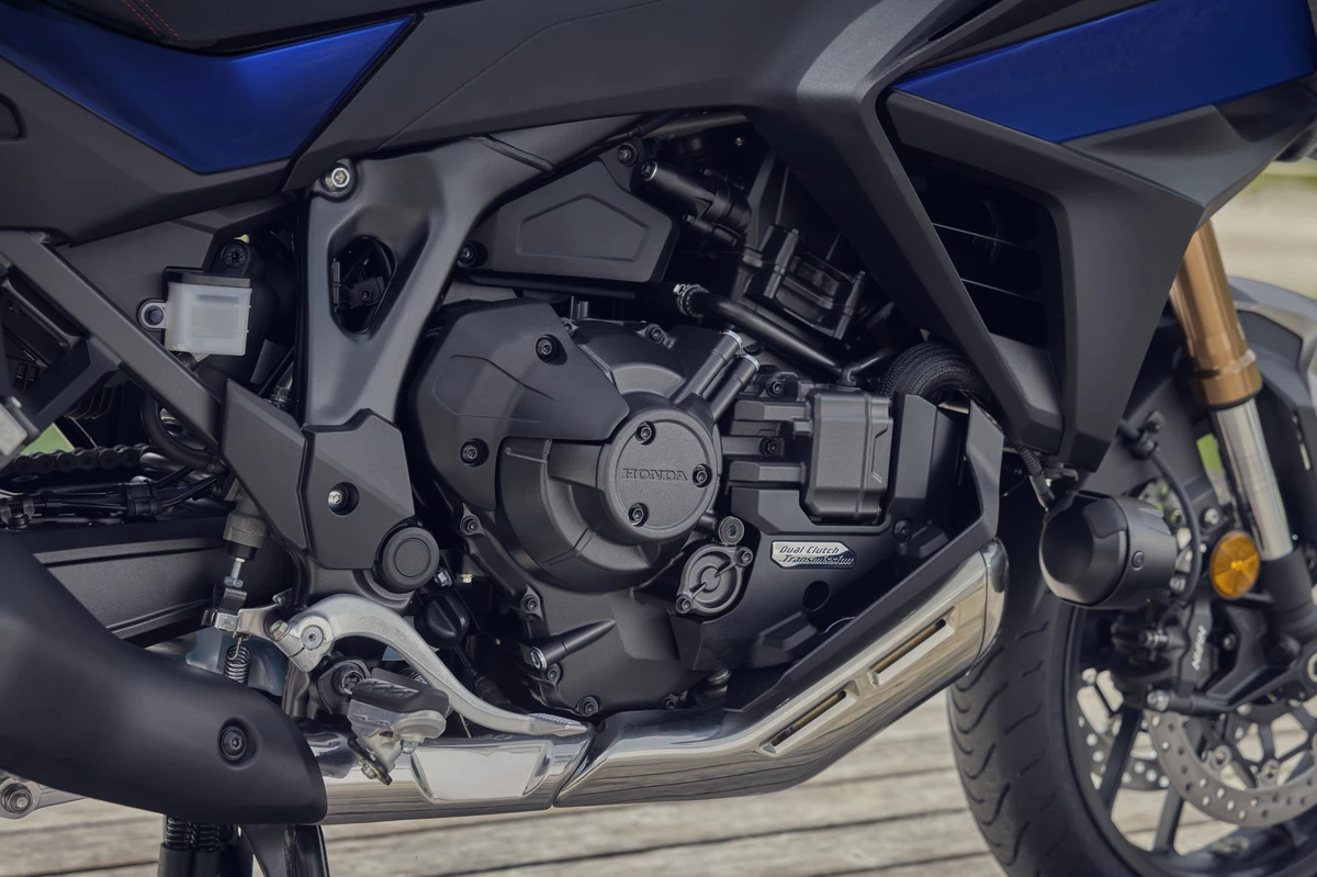 The Honda NT1100 comes fitted with the Africa Twin's 1,084cc parallel twin engine with a revised compression ratio