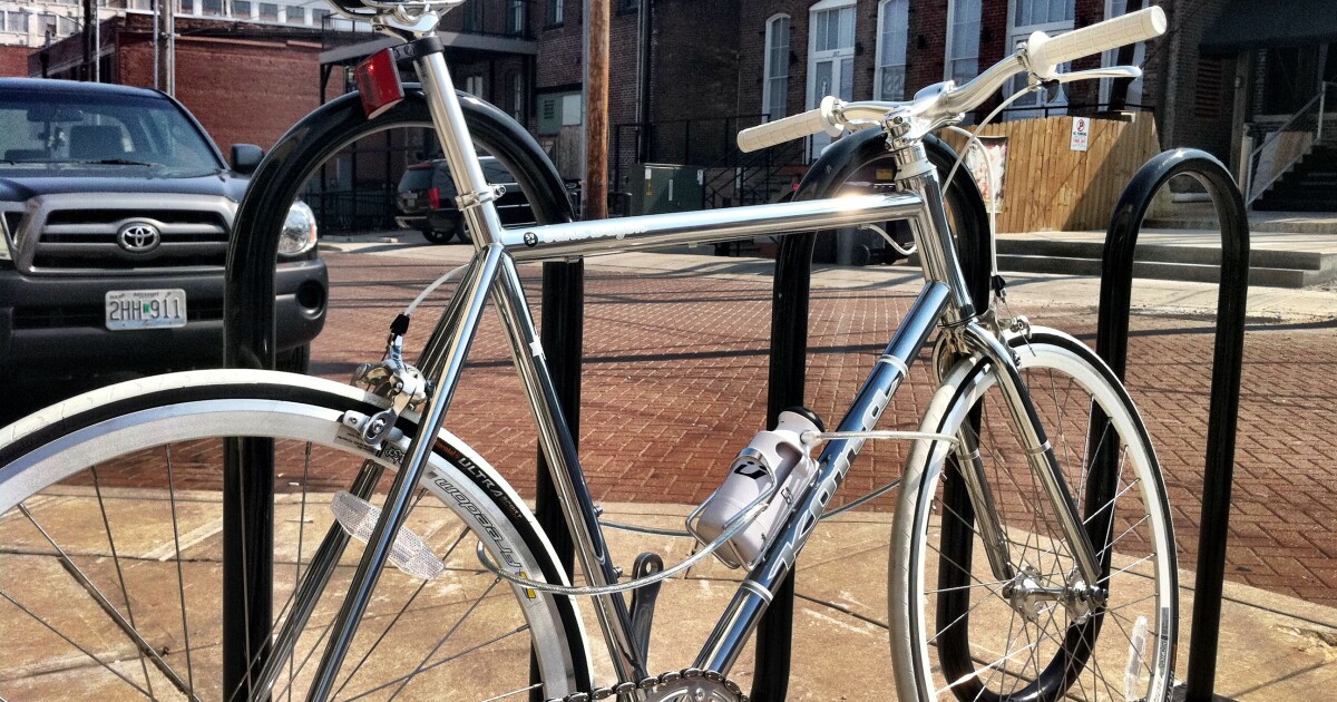 Water bottle bike lock supplies security, not water