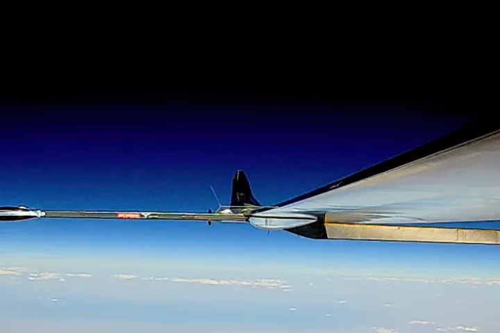 PHASA-35 takes a selfie in fli