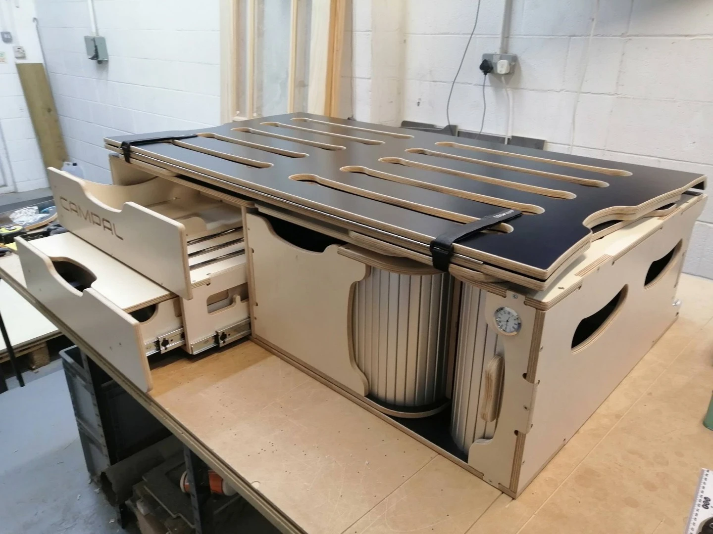 Campal Plus ready to ship out to an eager mini-campervan traveler