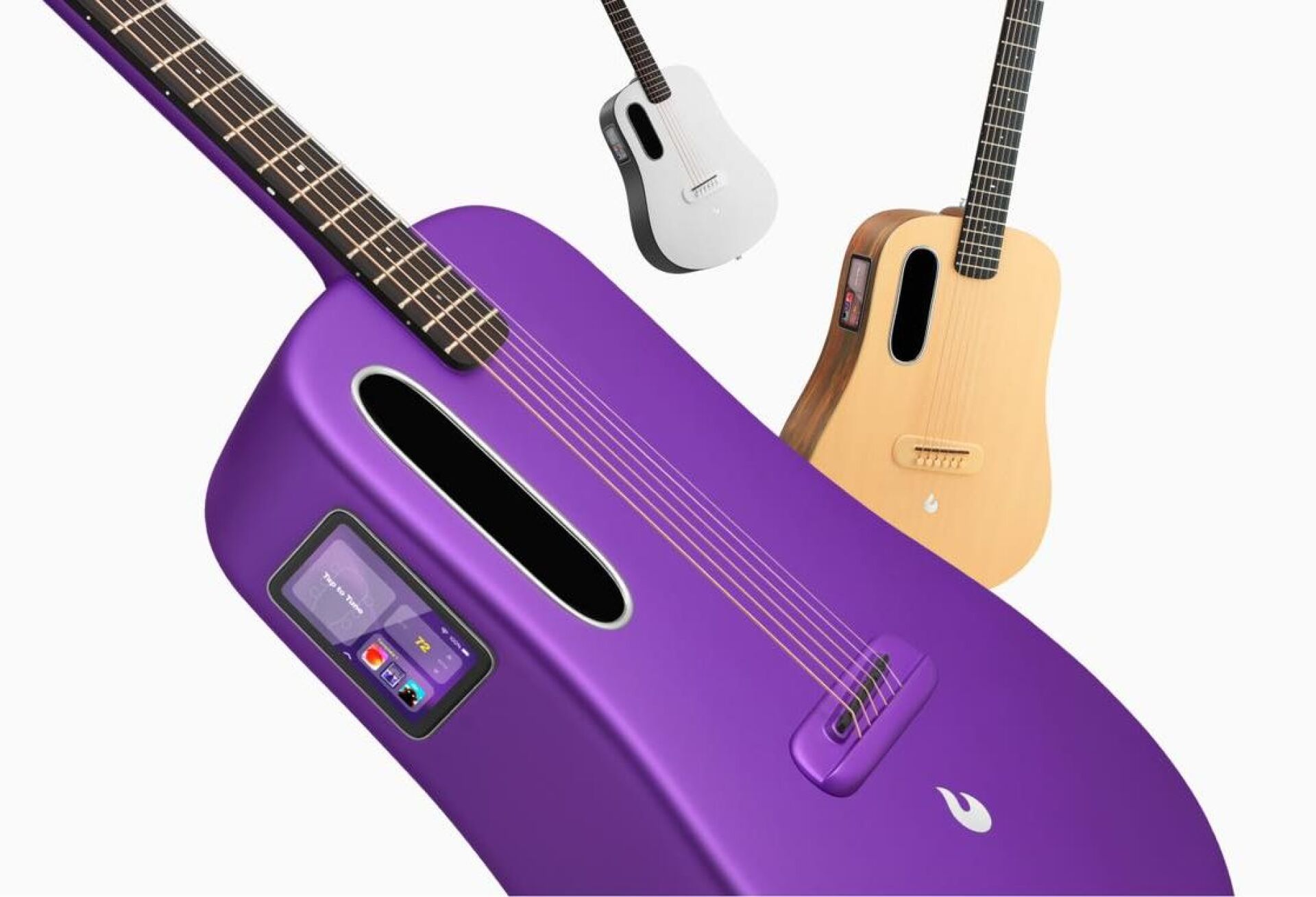Lava updates oddlyshaped carbon smart guitar, adds new options