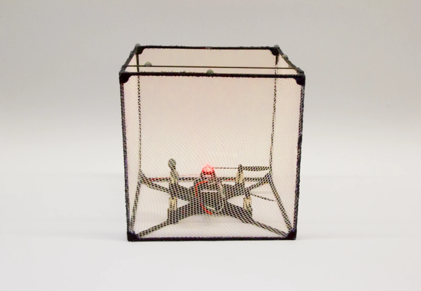 A deformable outer mesh helps the BitDrones create changeable 3D displays
