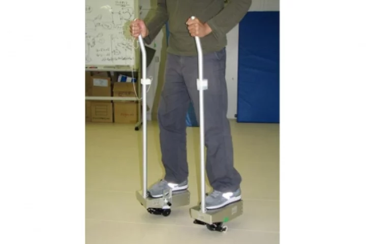 The personal mobility device prototype developed by Nissan and Japan's AIST