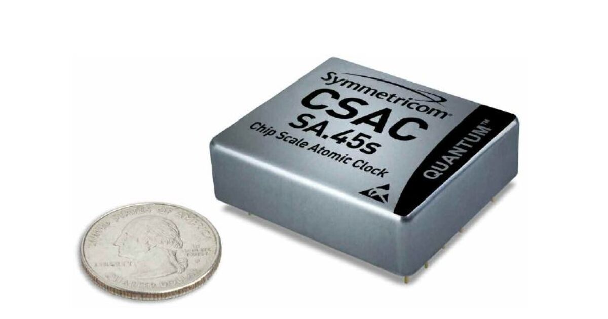 The Chip Scale Atomic Clock makes atomic timekeeping portable