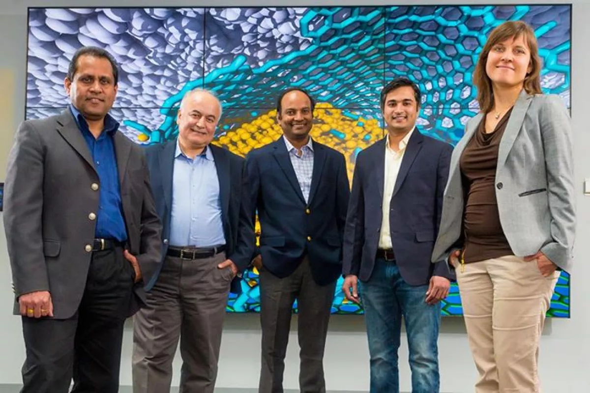 Researchers Ani Sumant, Ali Erdemir, Subramanian Sankaranarayanan, Sanket Deshmukh, and Diana Berman combined diamond, graphene, and carbon to achieve superlubricity