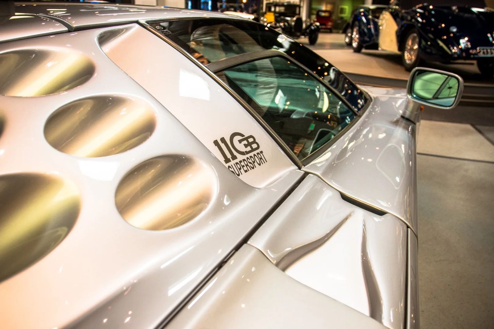 1994 Bugatti EB 110 SuperSport "Le Mans": only three of the SuperSport Le Mans editions were ever made, each likely intended for motorsport purposes