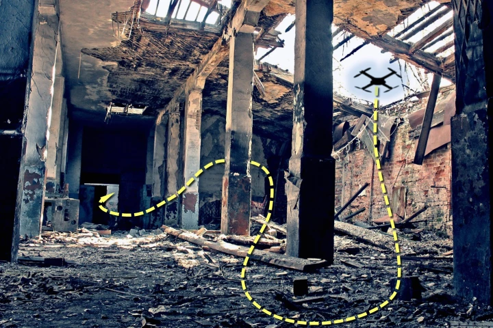DARPA is seeking a UAV that can operate in debris-strewn close quarters (Image: DARPA)