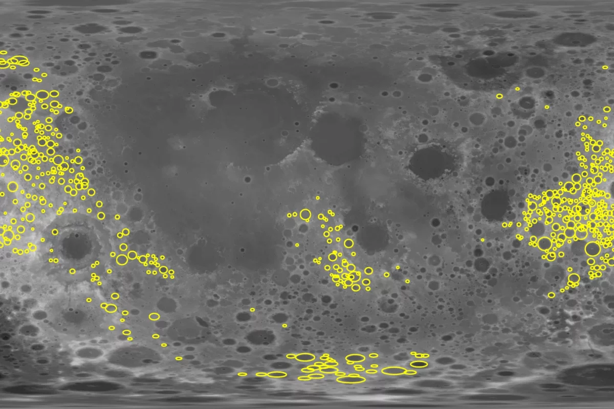 Data from NASA's GRAIL mission provided the researchers with the gravity signatures of around 1,200 craters on the far side of the Moon