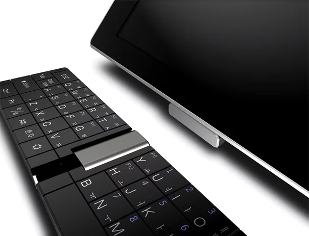 Smartbook concept offers a cell phone handset that folds into a keyboard and syncs wirelessly with a tablet PC