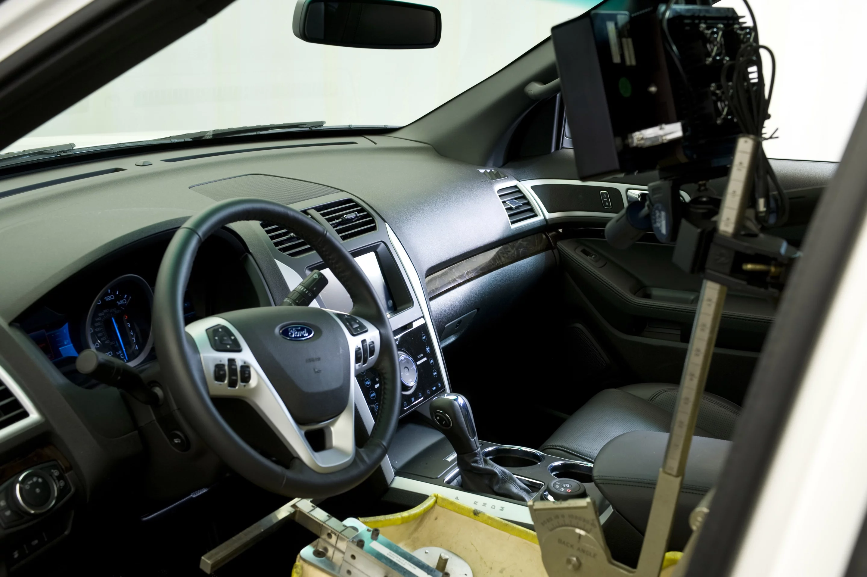 Engineers at the Ford Motor Company use their Visual Performance Evaluation Lab to determine what the insides of their vehicles will look like at any time of day