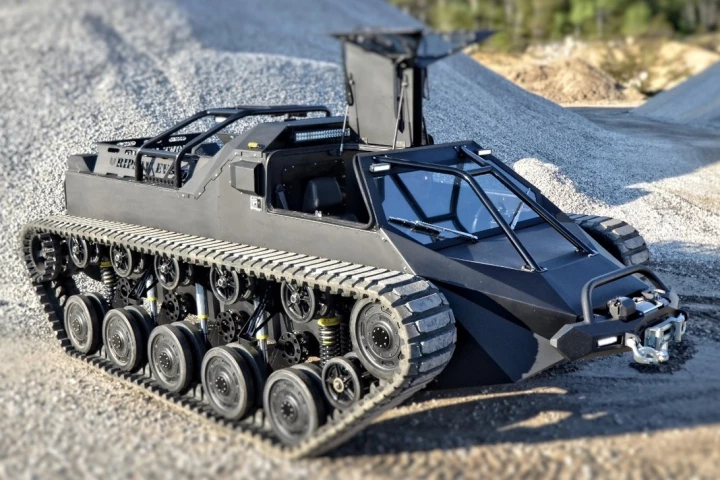 The Ripsaw EV2 could be described as Mad Max and Batman's love child