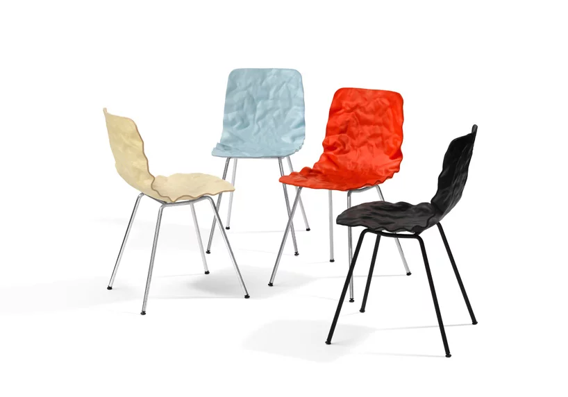 The Dent Stack chair in layer-glued compression-molded ash wood (Photo: BLASTATION)