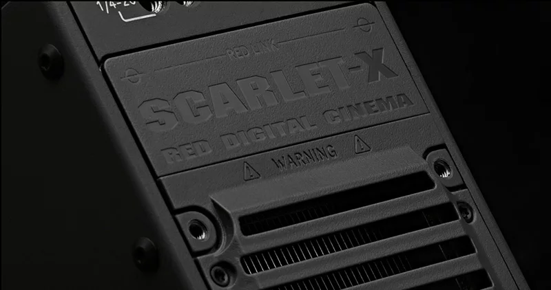 The 4K Scarlet X camera top plate
