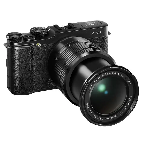 The camera is available with a newly-designed Fujinon XC16-50 mm (24-76 mm)*1 F3.5-5.6 OIS zoom lens