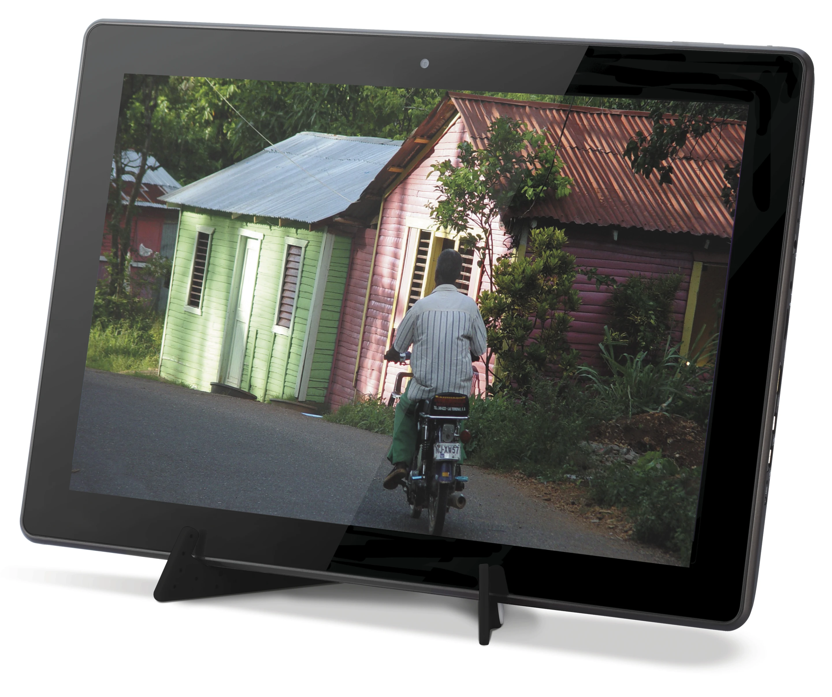 The FamilyPad features a 13.3-inch, 1280 x 800 resolution, 10-point capacitive touchscreen panel capable of full HD video playback
