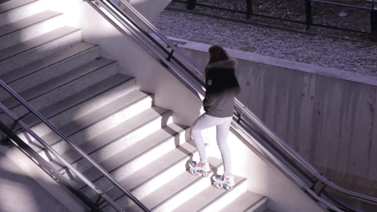 Rollkers are designed to be agile and stable enough to walk up stairs