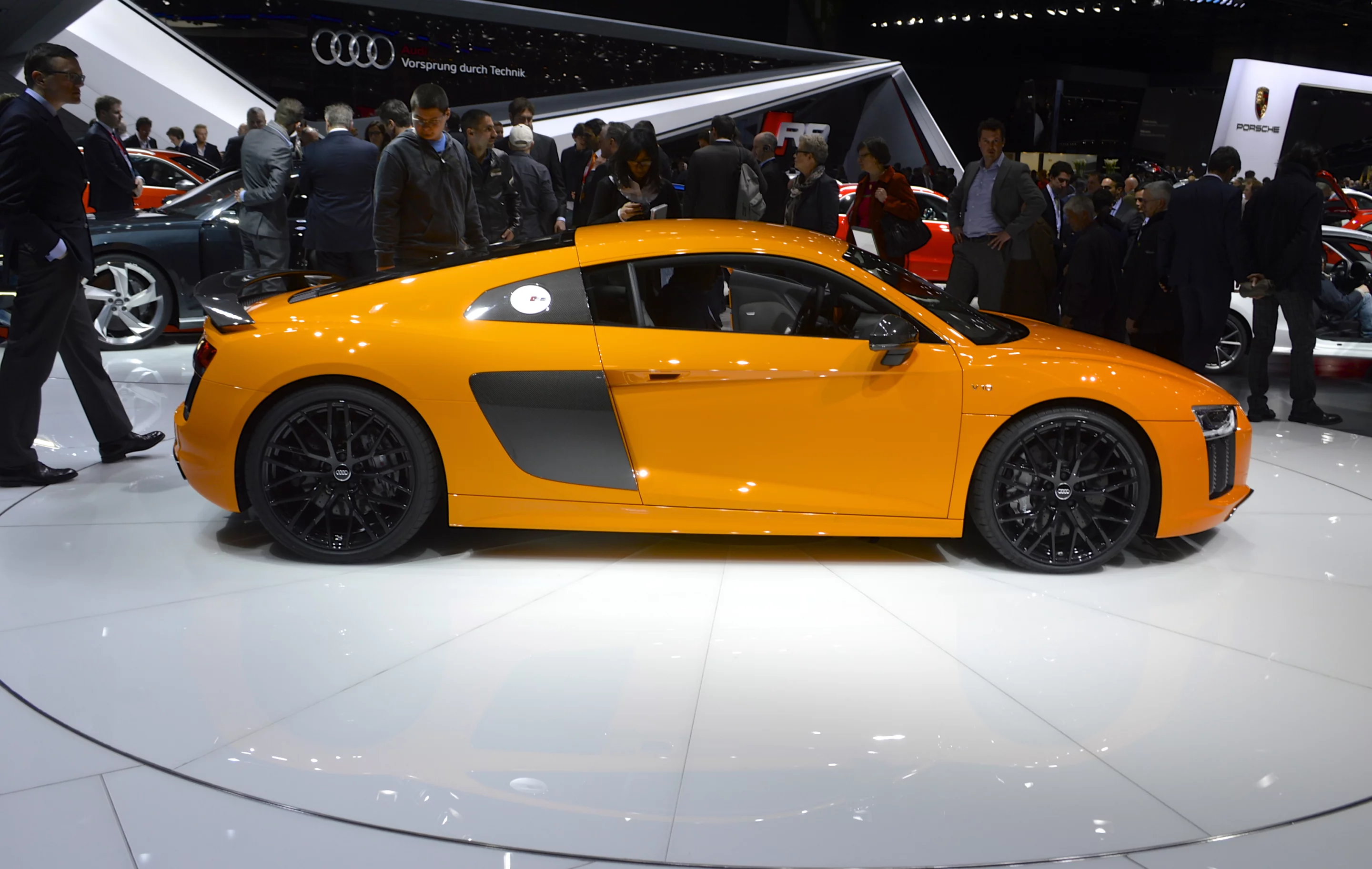 The R8 V10 plus is Audi's most powerful, fastest series production car ever (Photo: C.C. Weiss/Gizmag.com)