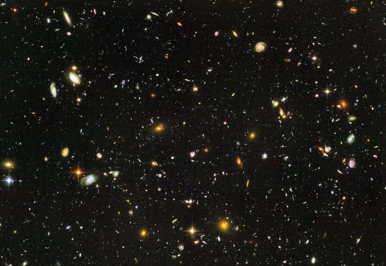 Hubble Ultra Deep Field, showing thousands of galaxies back to a time only a few hundred million years after the Big Bang (Image: NASA)