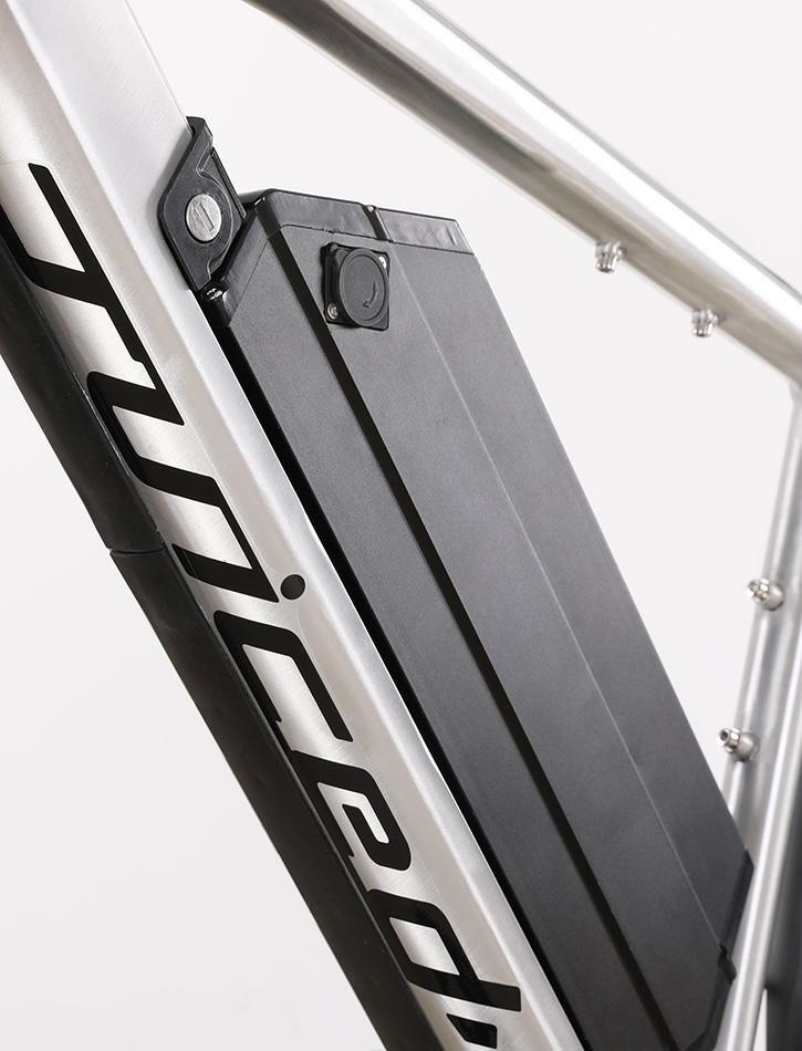 Juiced RipCurrent S: lockable frame-mounted battery