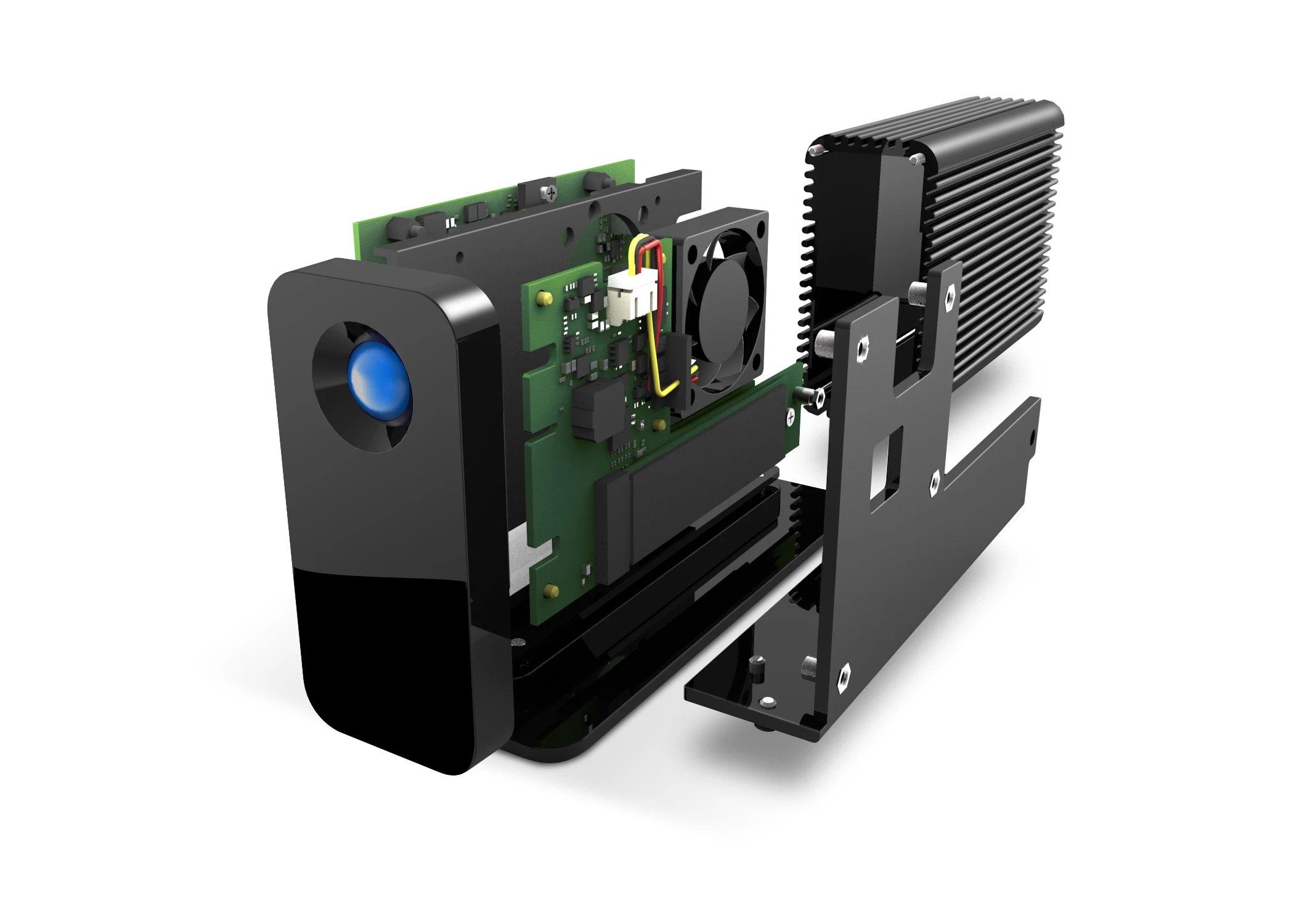 The Little Big Disk Thunderbolt 2 exploded view